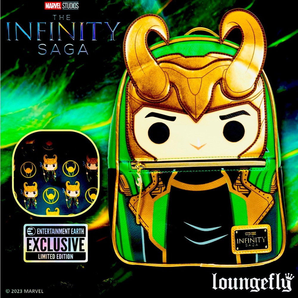 Avengers Loki with Scepter Pop! by Loungefly Mini-Backpack